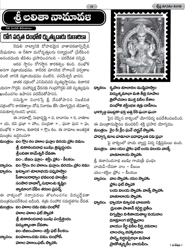 Lalithanaamavali